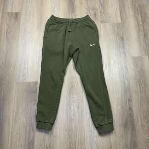 Nike Sweatpants Mens Medium Fleece Joggers Athletic Tapered Cuffed Pants
